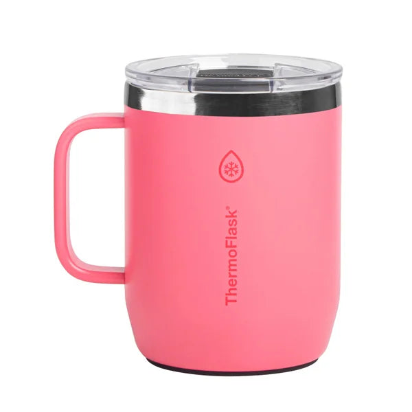 ThermoFlask Drinkware Insulated Coffee Mug with Handle, 12oz