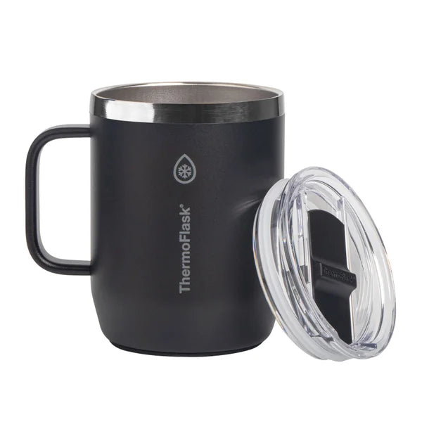 ThermoFlask Drinkware Insulated Coffee Mug with Handle, 12oz