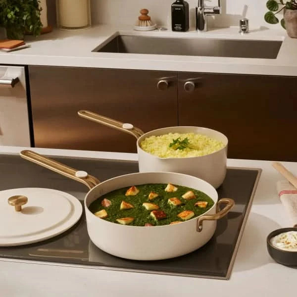 Our Place 8-piece Essentials Ceramic Nonstick Cookware Set