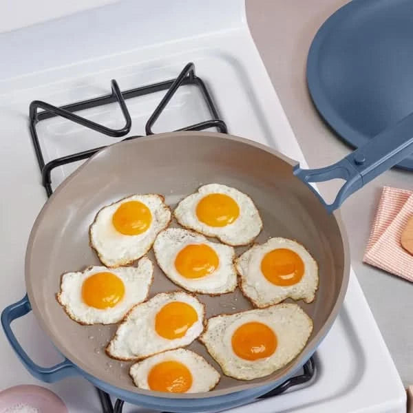 Our Place 4-piece Ceramic Nonstick 12.5” Family Sized Always Pan with Steamer