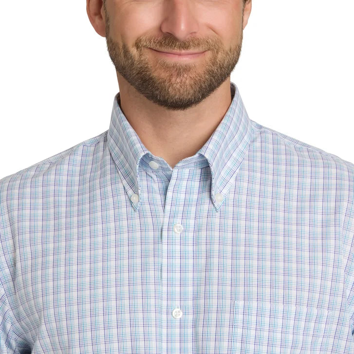 Kirkland Signature Men’s Traditional Fit Dress Shirt, Teal Blue