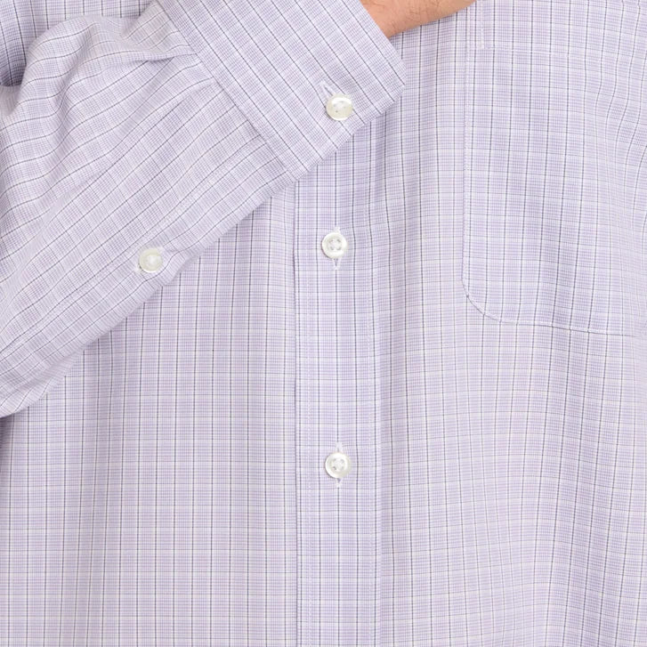 Kirkland Signature Men’s Traditional Fit Dress Shirt, Purple