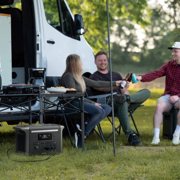 Anker SOLIX F1500 + C300X DC Portable Power Station w/ 200W Solar Panel