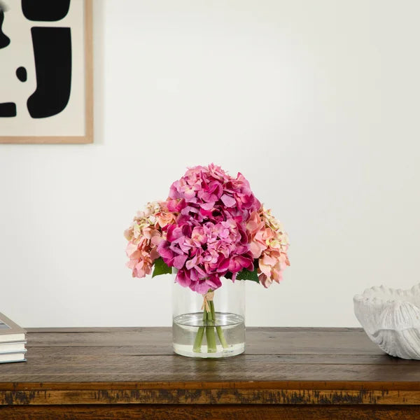 Faux 12" Hydrangea Arrangement