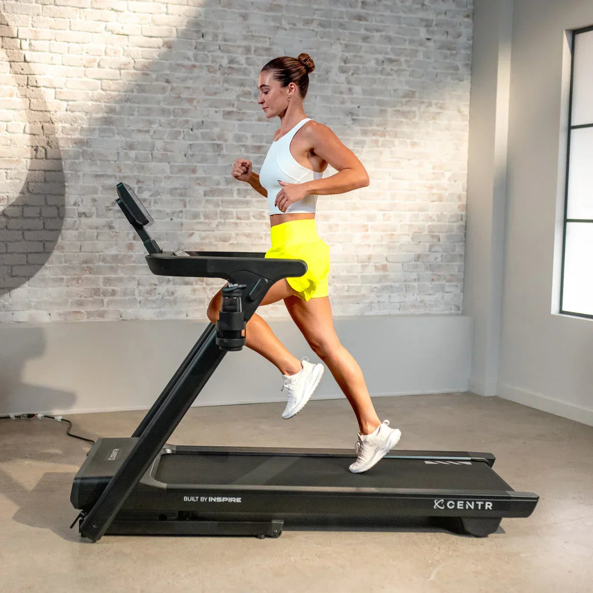 Centr Runr-S Folding Treadmill With 10” Touchscreen, Tool-less Assembly