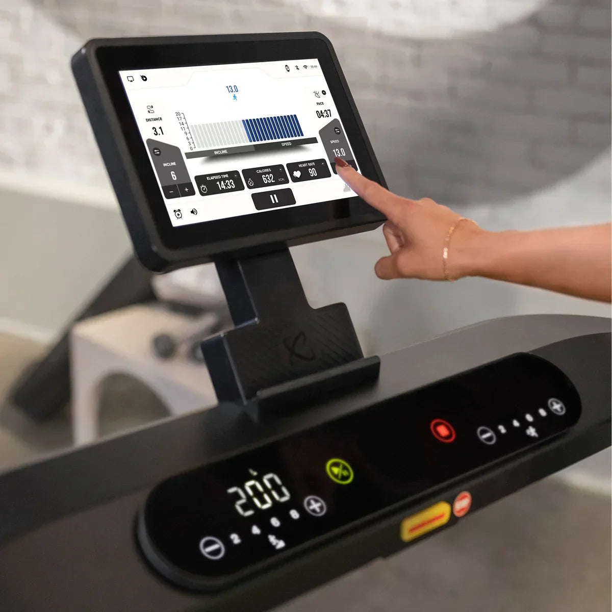 Centr Runr-S Folding Treadmill With 10” Touchscreen, Tool-less Assembly