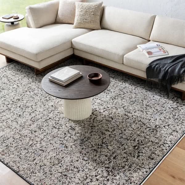 Peighton Area Rug Collection, Cream/Black