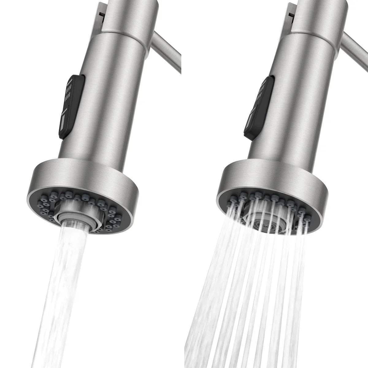 KRAUS Topmount Workstation Kitchen Sink with Commercial Pull-Down Faucet