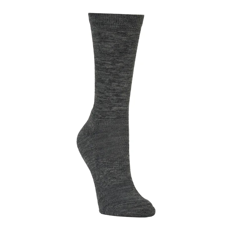 Kirkland Signature Women's Extra-Fine Merino Wool Blend Crew Sock, 4-pair