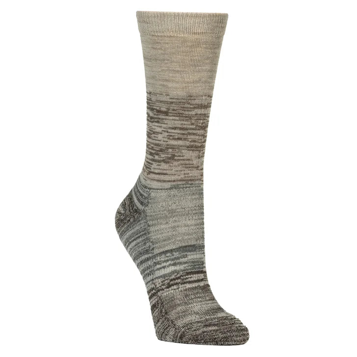 Kirkland Signature Women's Extra-Fine Merino Wool Blend Crew Sock, 4-pair