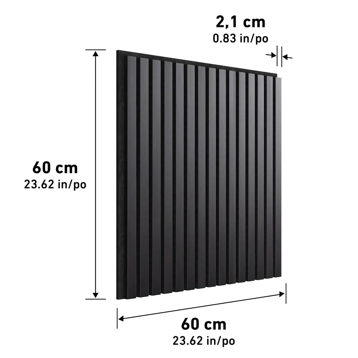Artika Sonolok Sound-Absorbing Slatted Panel Kit