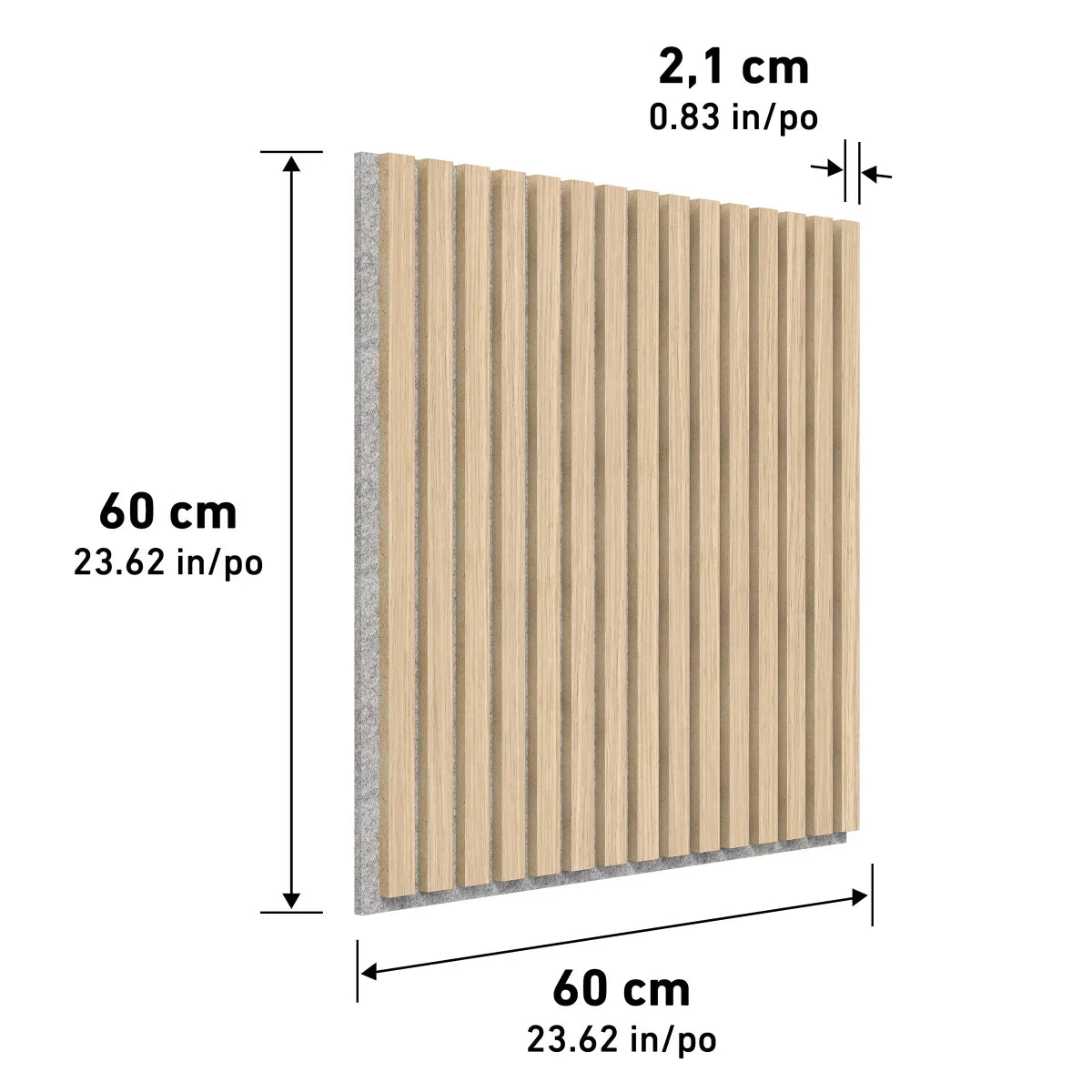 Artika Sonolok Sound-Absorbing Slatted Panel Kit