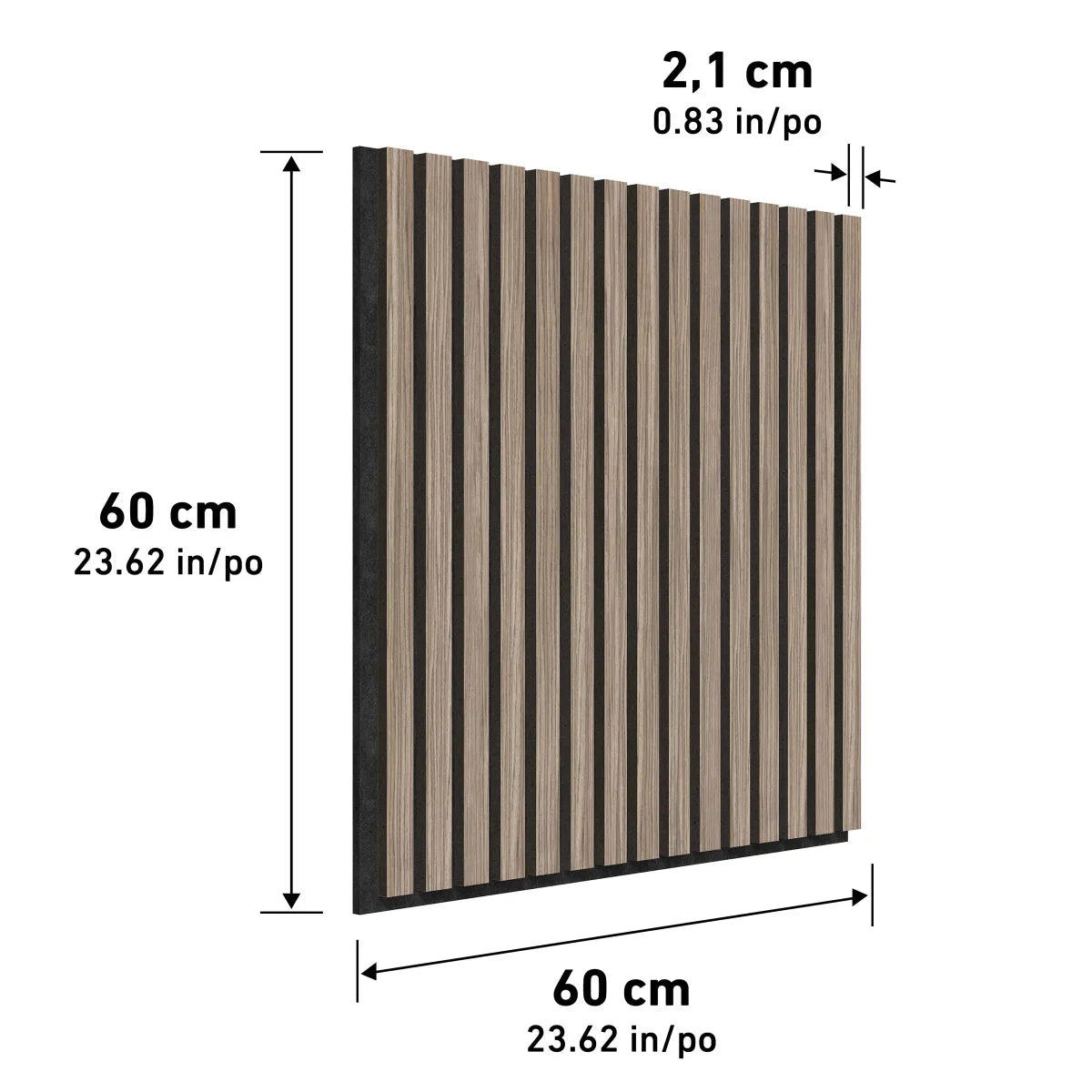 Artika Sonolok Sound-Absorbing Slatted Panel Kit