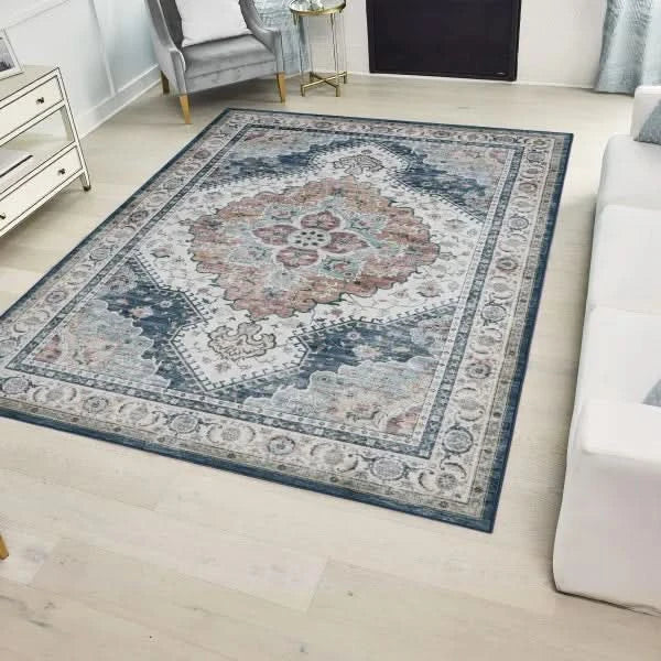 Wyatt & Ash Washable Indoor Area Rug, Geraldine 5'3" x 7'5"