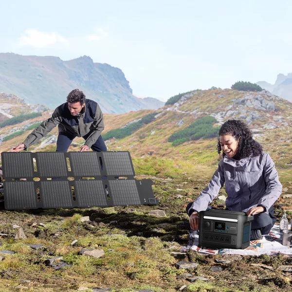 Anker SOLIX C800X Solar Generator with 100W Foldable Solar Panel