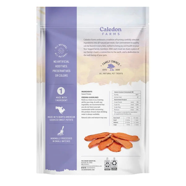 Caledon Farms Sweet Potato Chews for Dogs, 36 oz, 2-pack