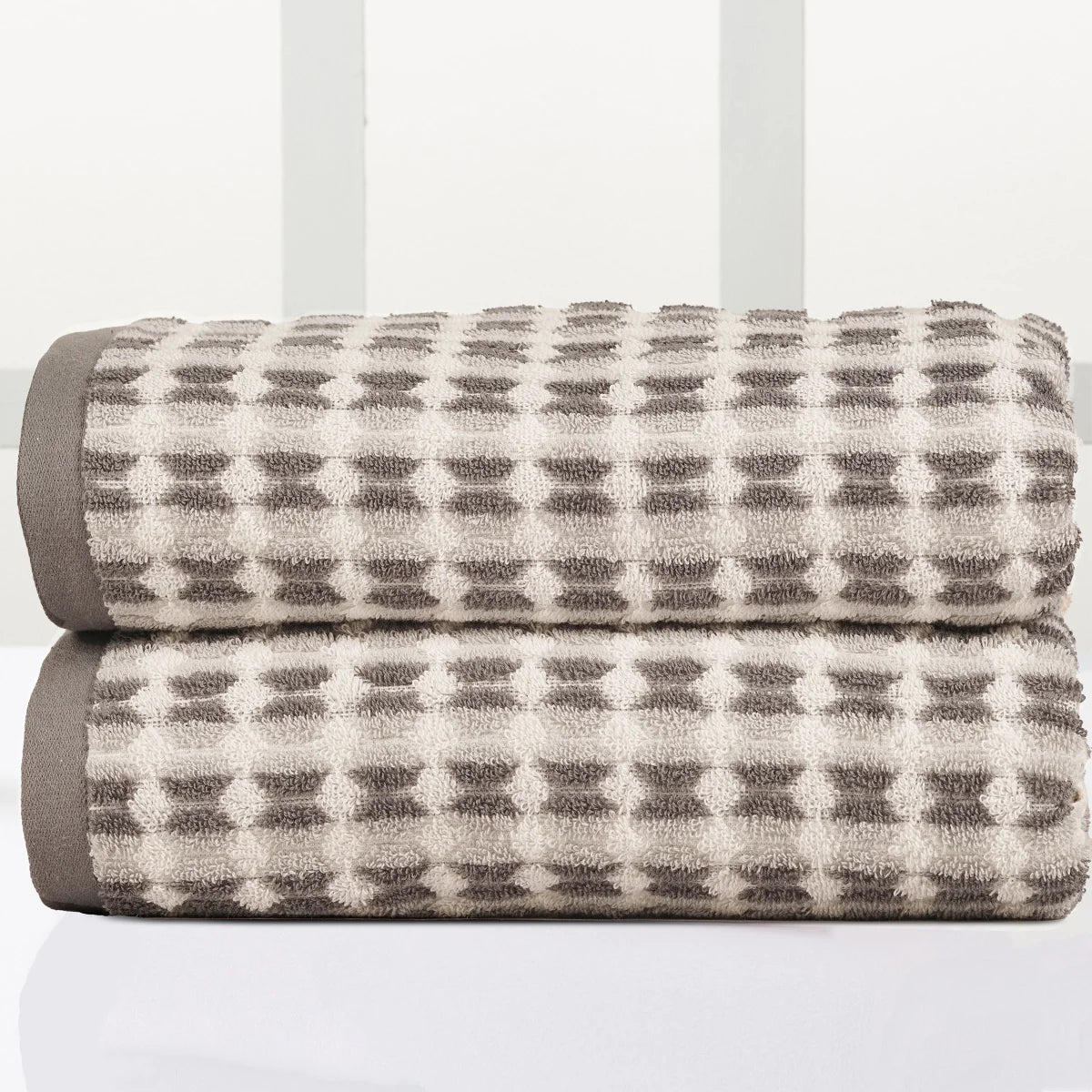 Striped Bath Towel, 2-pack