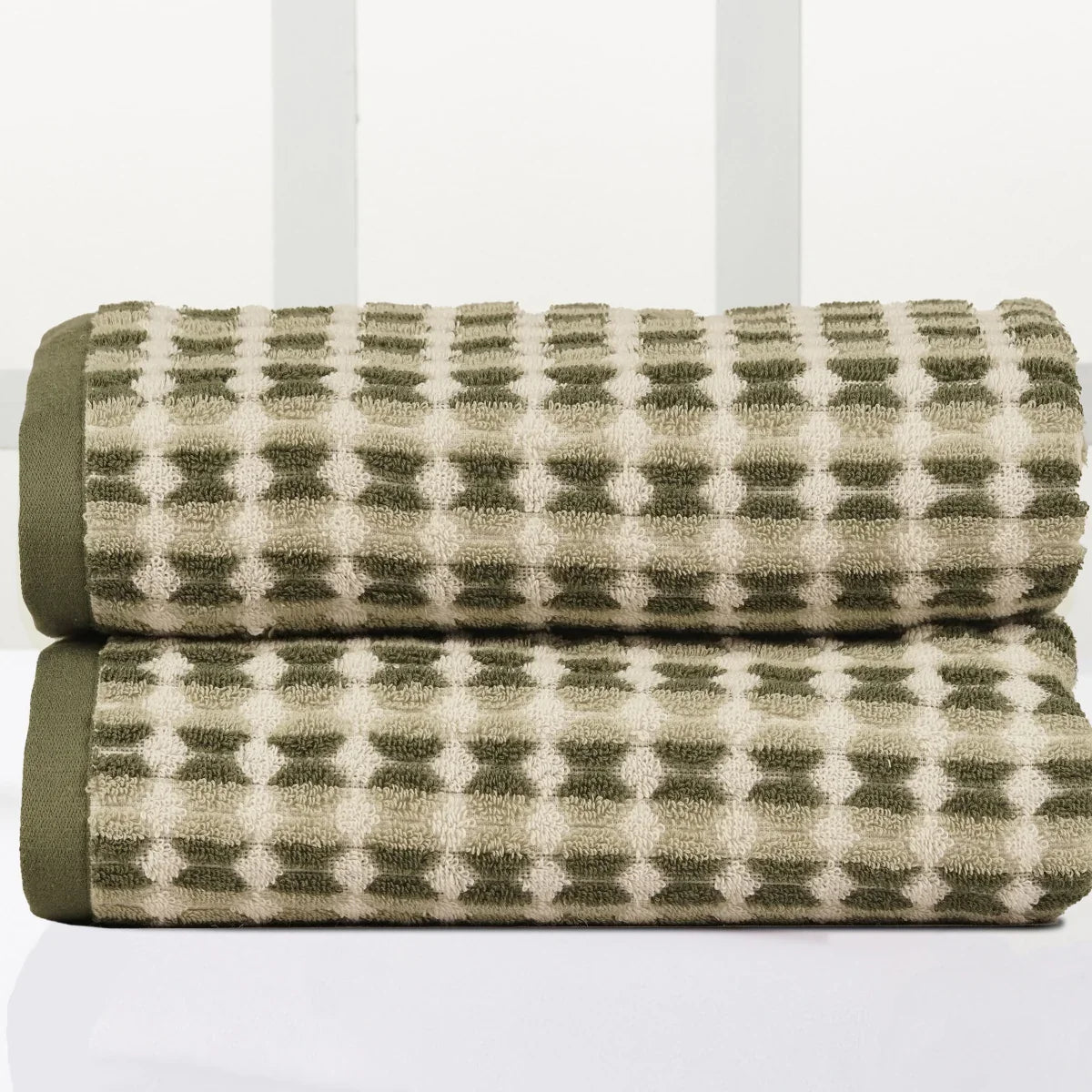 Striped Bath Towel, 2-pack