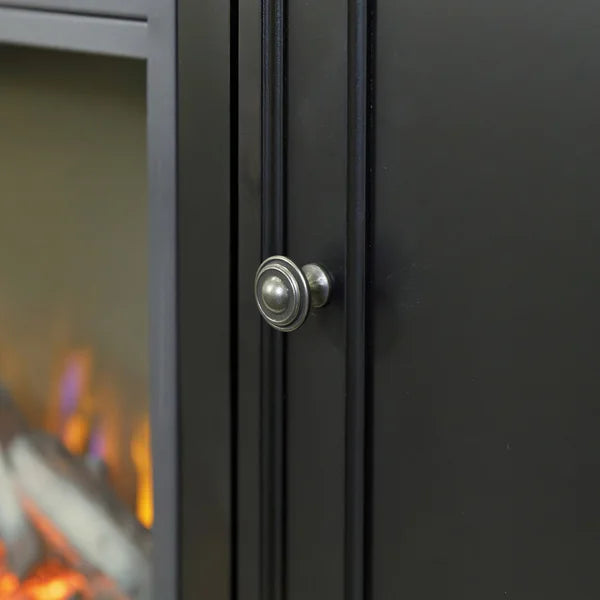 Harrington 75.5” TV Console with Electric Fireplace