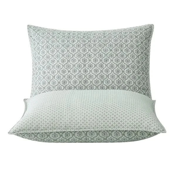 Caro Home 3-piece Cotton Quilt Set, Priya Sage