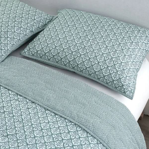 Caro Home 3-piece Cotton Quilt Set, Daveena Grass