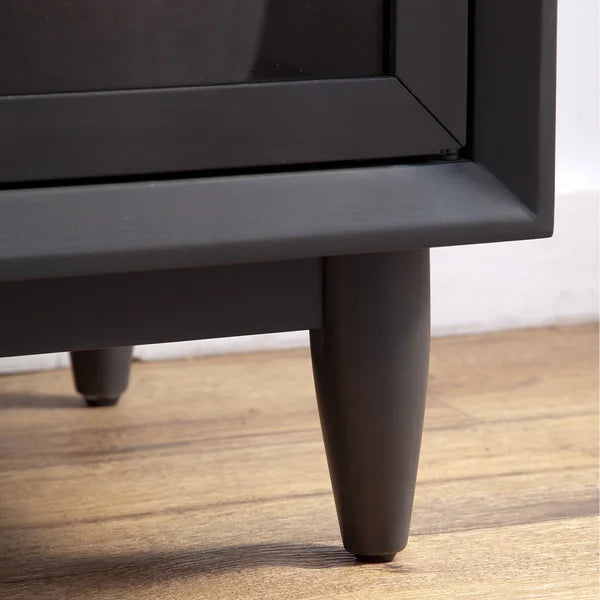 Milo Falls 72" Accent Console, Black