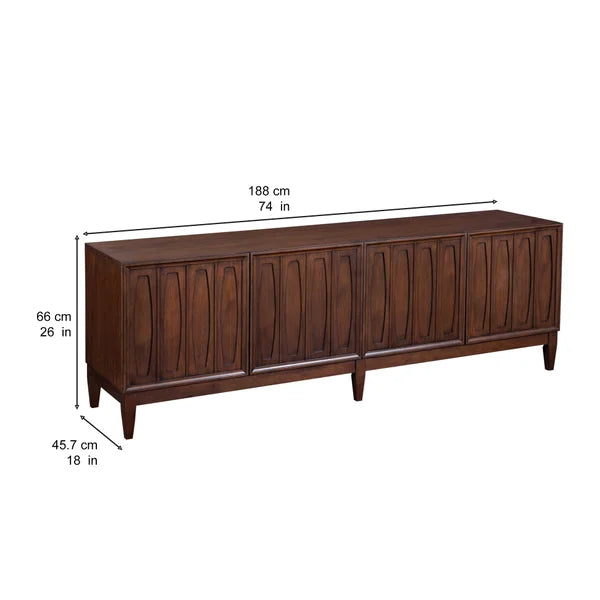 Monterey Bay 74" Accent Console, Brown