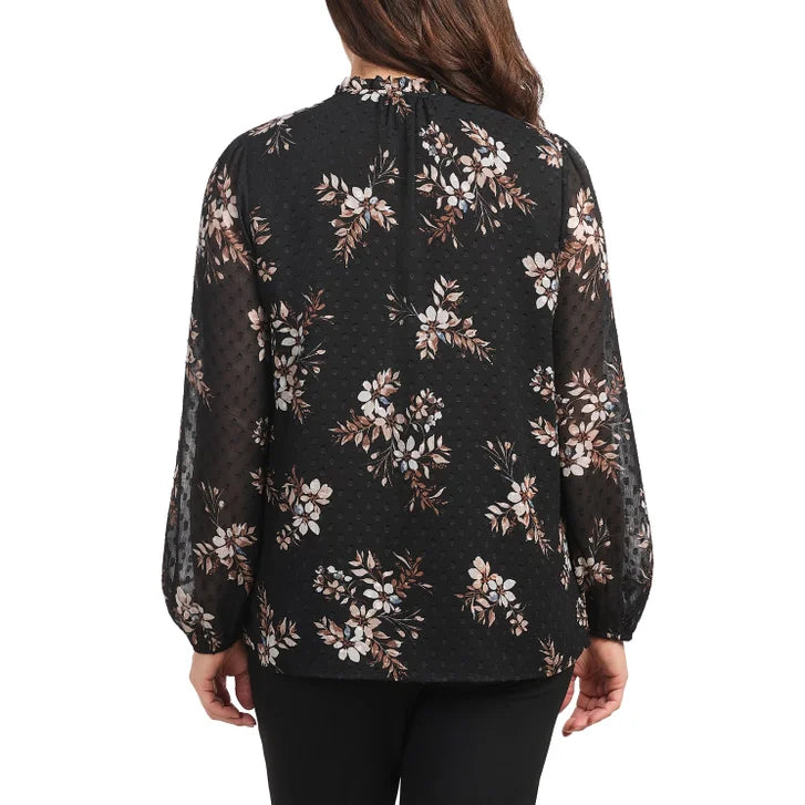 Hilary Radley Women's Long Sleeve Blouse