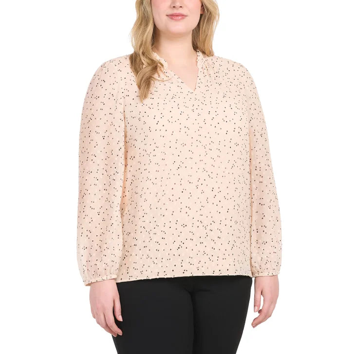 Hilary Radley Women's Long Sleeve Blouse