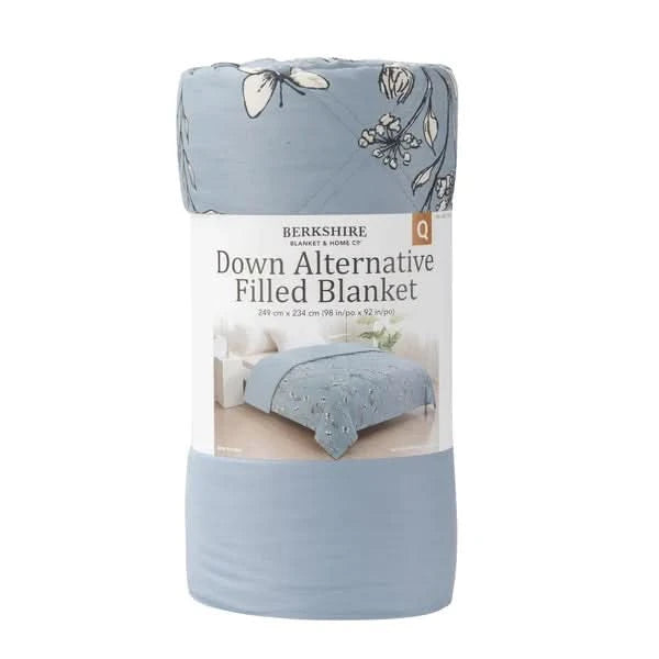 Herringbone Microfiber Down Alternative Blanket