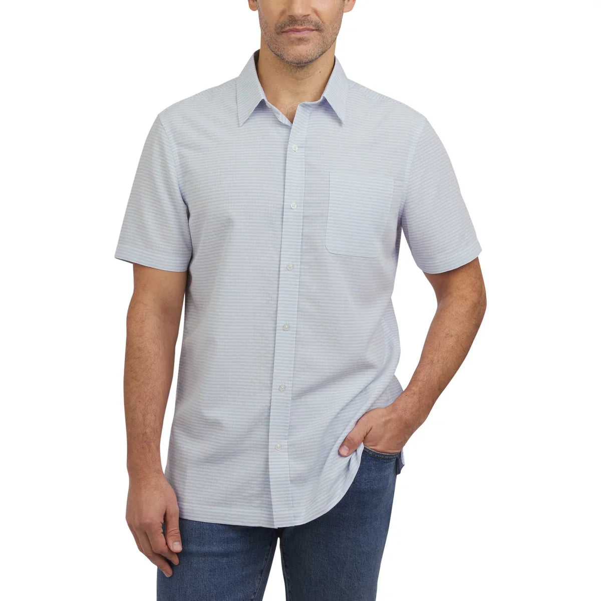 Lands' End Men's Short Sleeve Woven Shirt