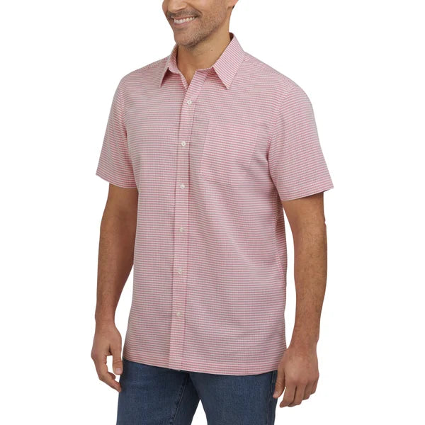 Lands' End Men's Short Sleeve Woven Shirt