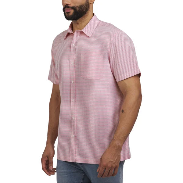 Lands' End Men's Short Sleeve Woven Shirt