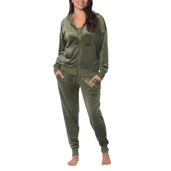 Felina Women's Velour Track Suit