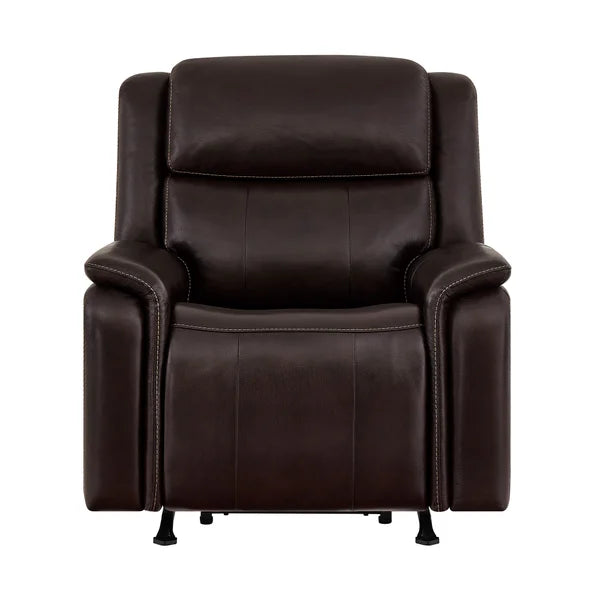 Barcalounger Bryson Leather Power Rocker Recliner with Power Adjustable Headrest