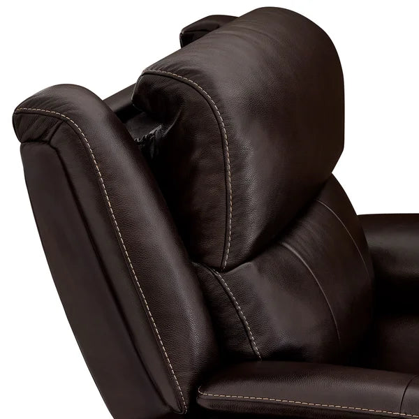 Barcalounger Bryson Leather Power Rocker Recliner with Power Adjustable Headrest