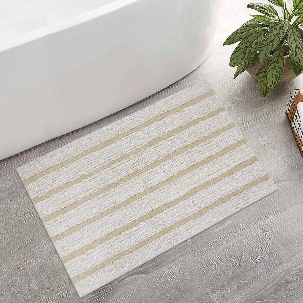 Striped Bath Mat