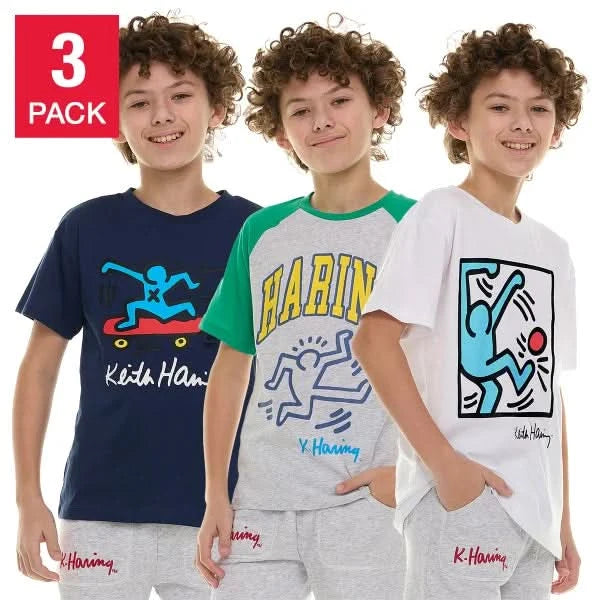 Keith Haring Youth 3-pack Tees