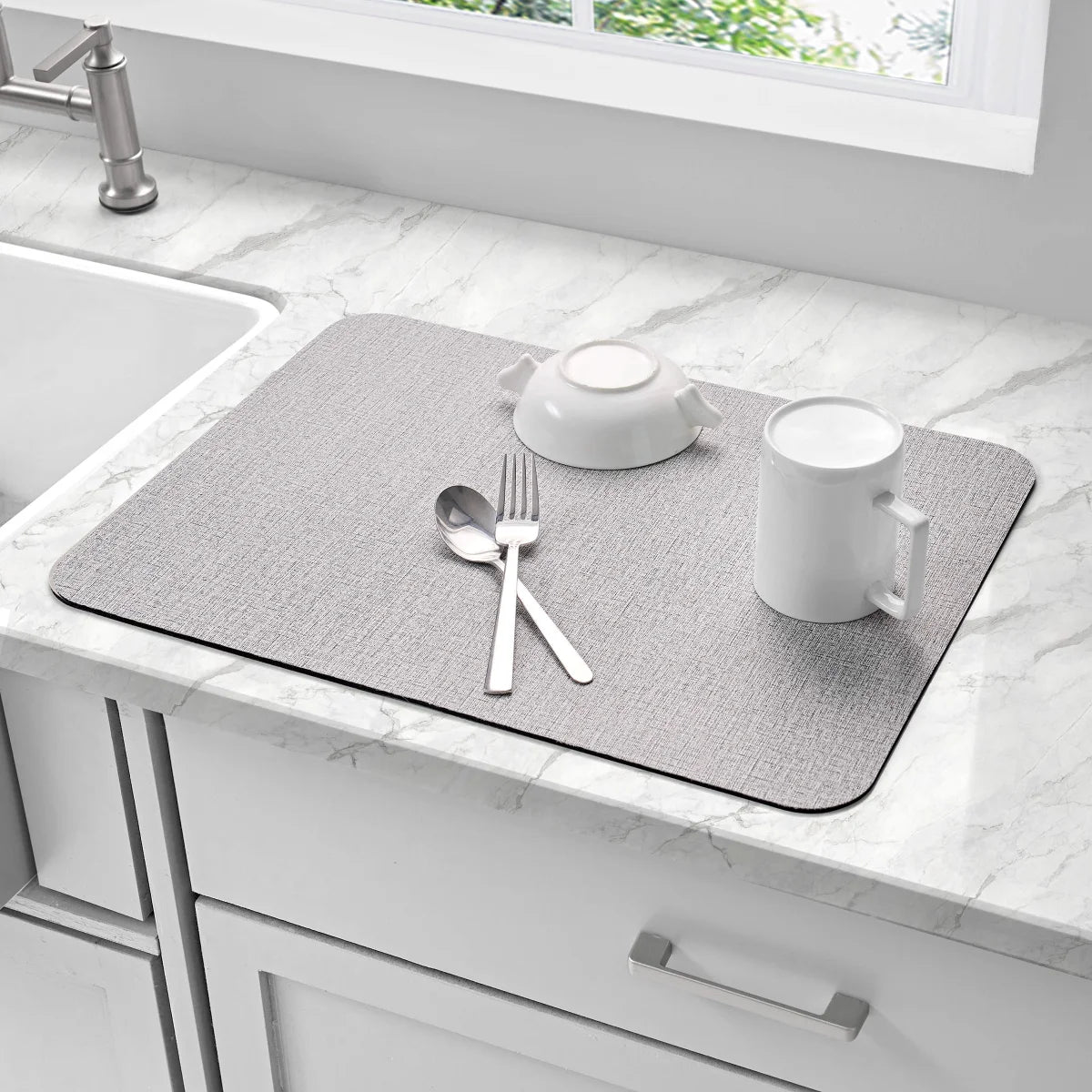 Multi-Purpose Printed Kitchen Mats, 4-pack