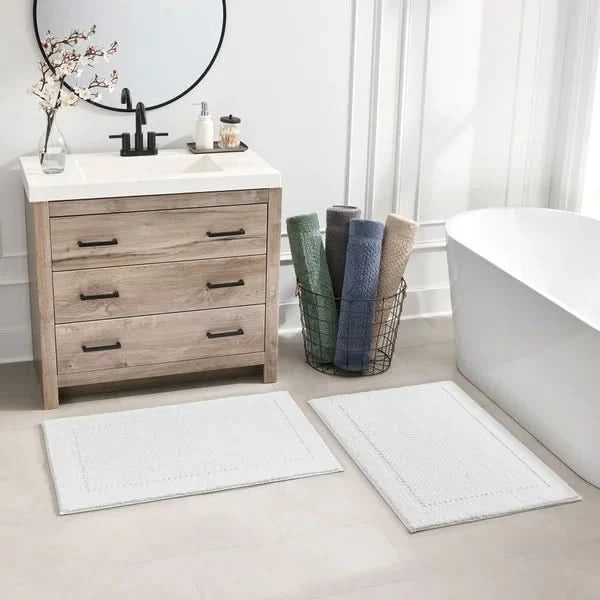 Purely Indulgent Bath Rugs, 2 Pack