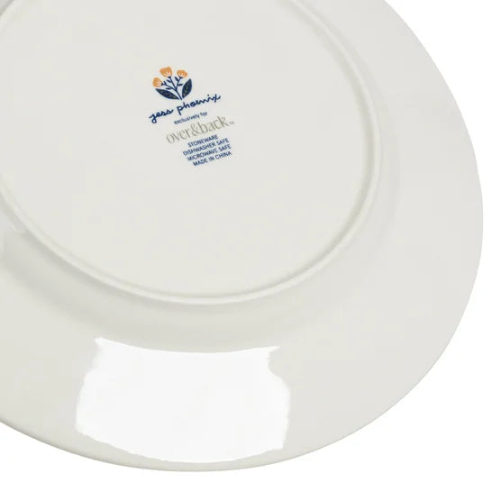 over&back Spring Garden 4-piece Dinner Plate Set by Jess Phoenix