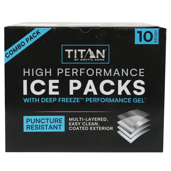 Titan by Arctic Zone High Performance Ice Packs, 10-pack Combo