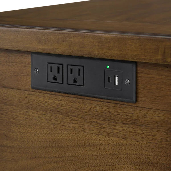 Lathan Sofa Table and 3 Stools