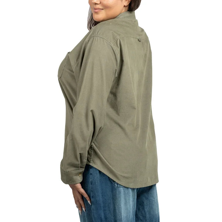 Jachs Girlfriend Women's Mini Corduroy Button Up Shirt