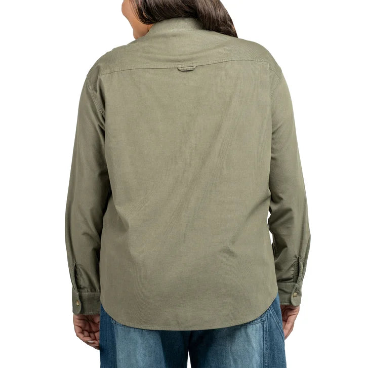 Jachs Girlfriend Women's Mini Corduroy Button Up Shirt