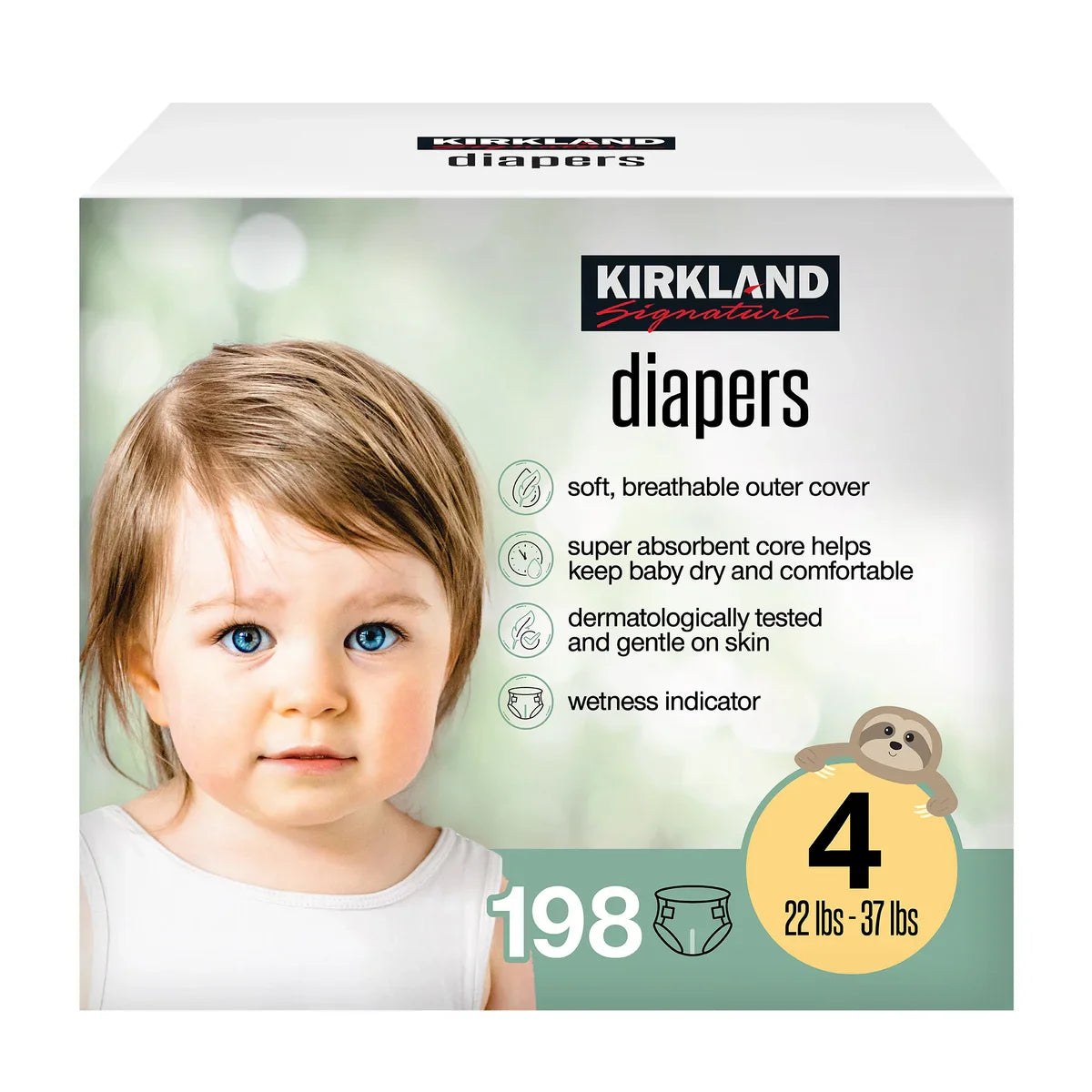 Kirkland Signature Diaper Sizes 3 - 6