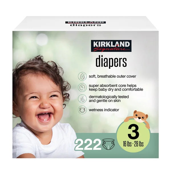 Kirkland Signature Diaper Sizes 3 - 6