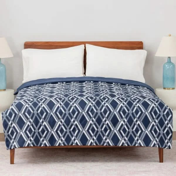 Herringbone Microfiber Down Alternative Blanket, Twin