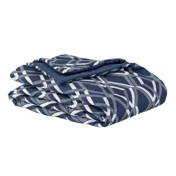 Herringbone Microfiber Down Alternative Blanket, Twin