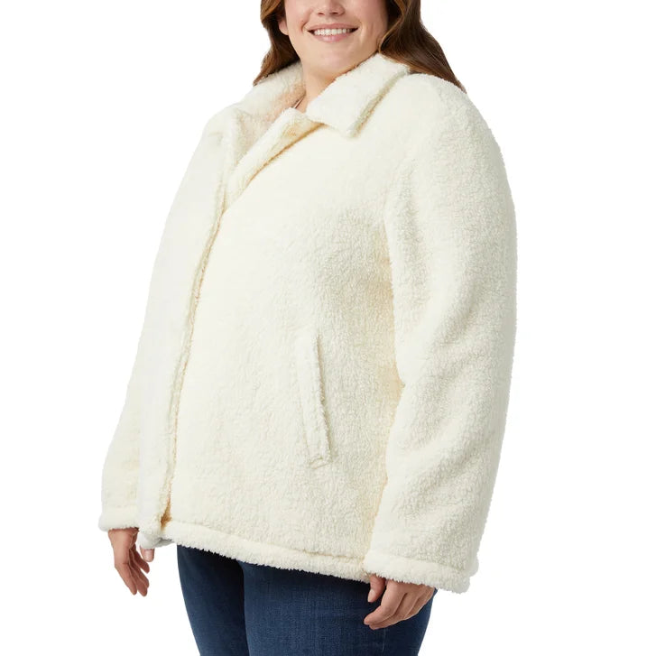 32 Degrees Women's Cozy Fleece Button Front Jacket